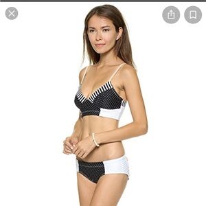 Seea Black dot bikini size small